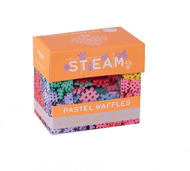 Mini Pastel Construction Waffles Set