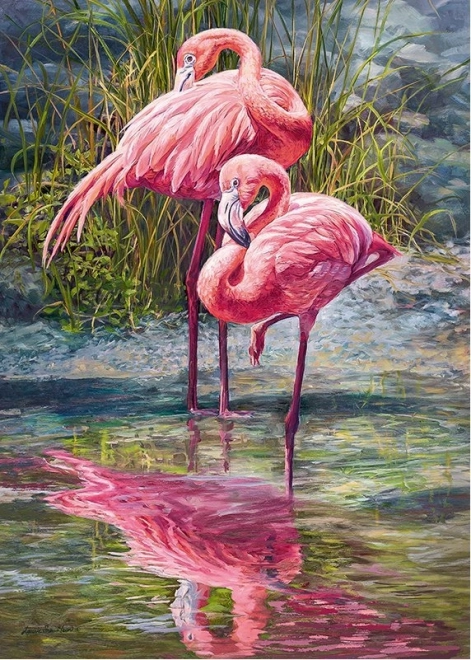 Cherry Pazzi Flamingos Puzzle 1000 Pieces