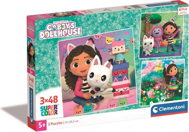 Puzzle 48 Pieces Super Color Gabi's Dollhouse