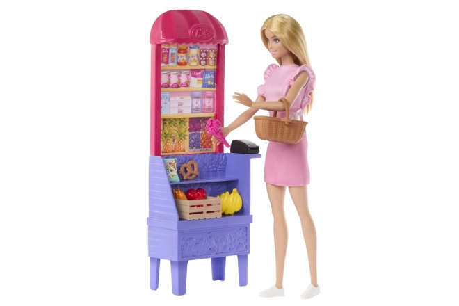 Panenka Barbie Malibu Bevásárlós Készlet