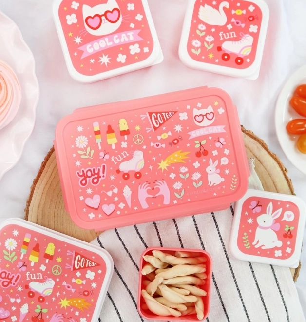 Coral Pink Kids Lunch Box