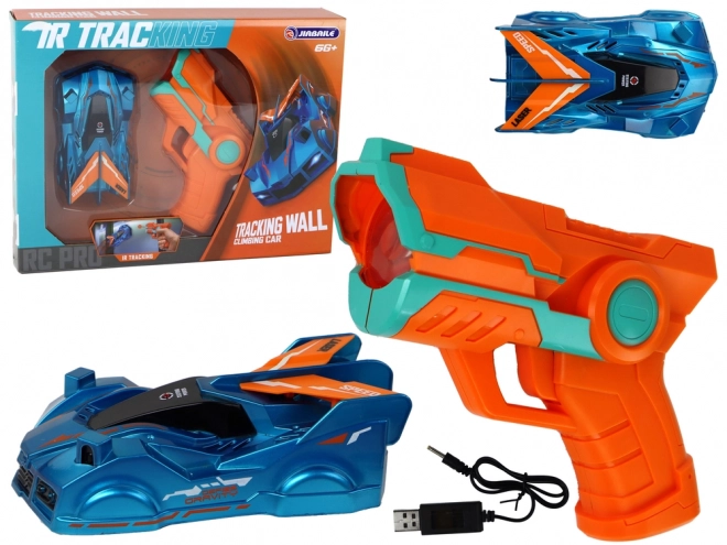 Wall Climbing Laser Car Blue