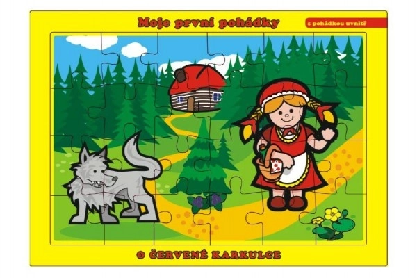 Puzzle O Červené Karkulce 24 dílků