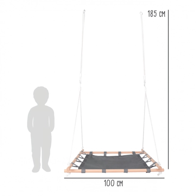 Small Foot Wooden Square Frame Swing