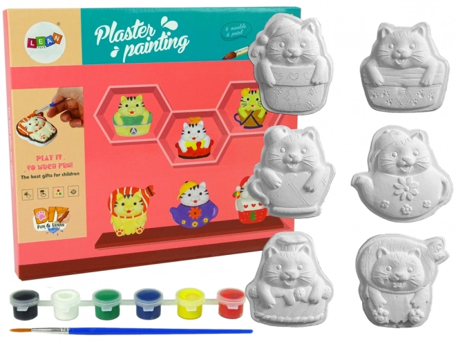 Creative Cat Plaster Painting Set