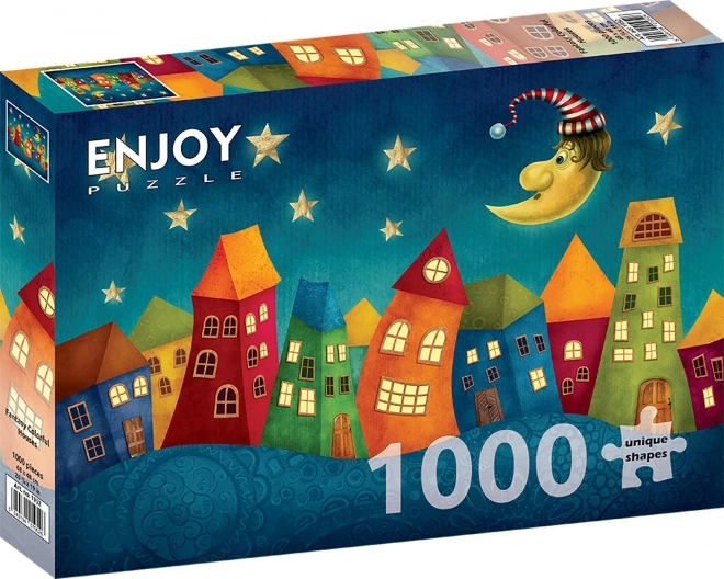 Enjoy Colorful Houses Puzzle 1000 Pieces