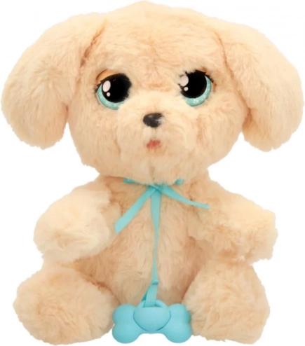Labrador di peluche interattivo Psytulaski con ciuccio e borsetta