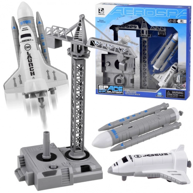 Space Shuttle and Launching Platform Playset