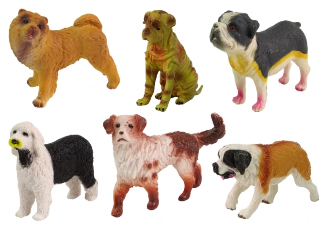 Set of Purebred Dog Figurines