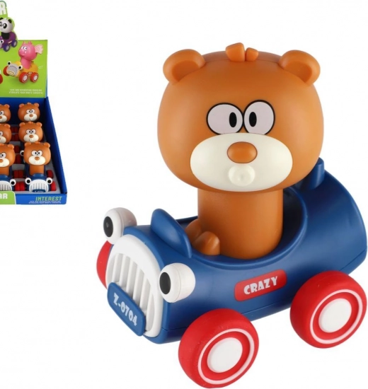 Knuffelbeer Druk en Rijd plastic