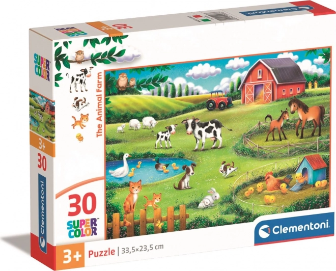 Clementoni Animal Farm Puzzle 30 Pieces