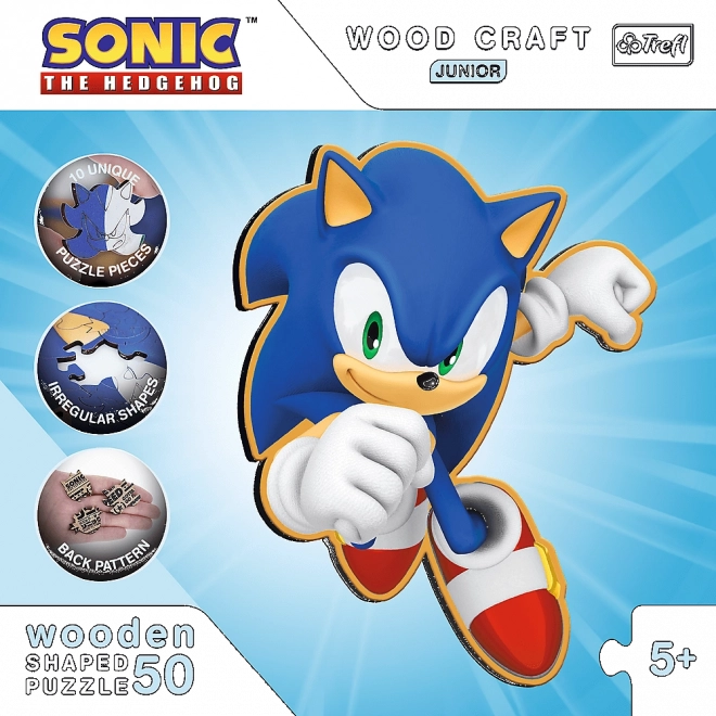 Wood Craft Junior Puzzle Sonic the Hedgehog