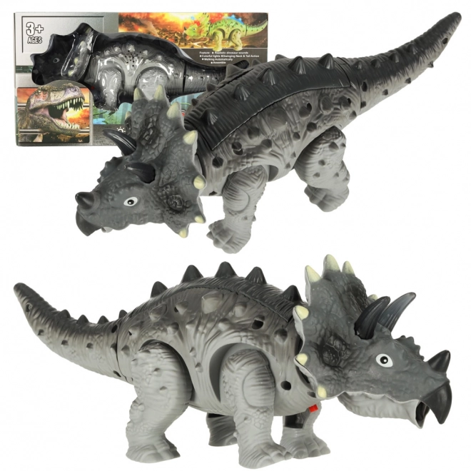 Interactive Triceratops Dinosaur Toy