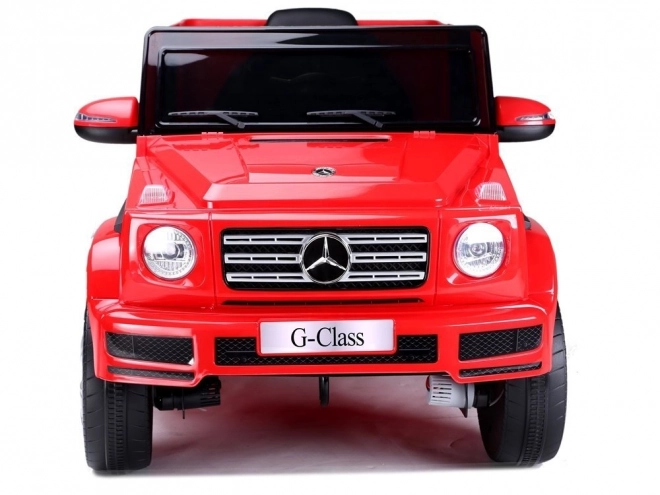 Red Battery-Powered Mercedes G500