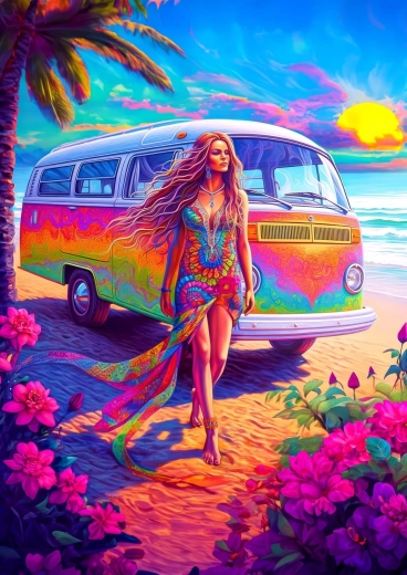 Hippie puzzle In the Heart 1000 pieces