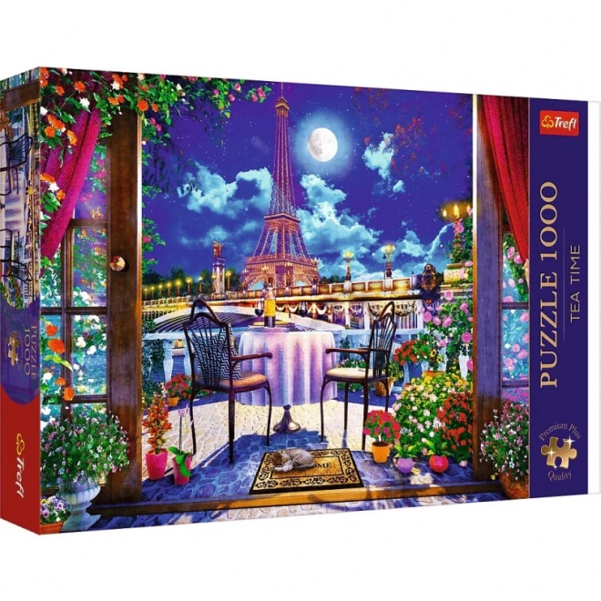 Paris Glowing in Moonlight Jigsaw Puzzle