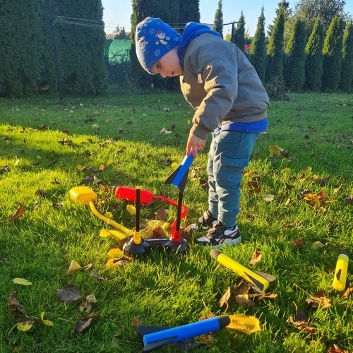 Double Foam Rocket Launcher for Kids