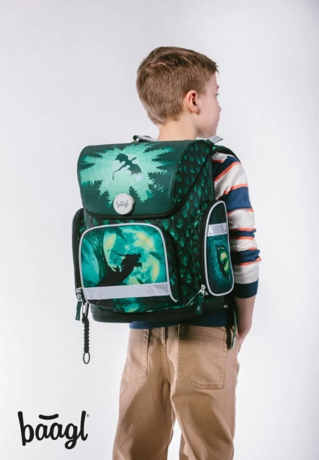 Baagl School Backpack Ergo Dragon