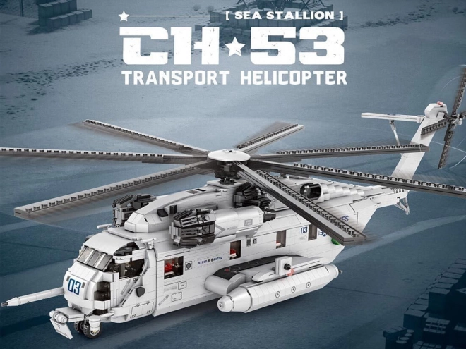 Technical Building Blocks Transport Helicopter CH53