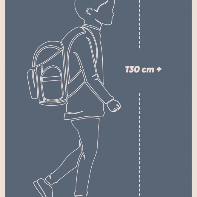 Set für Schüler BAAGL Skate Max Menthol: Rucksack, Federmäppchen, Beutel