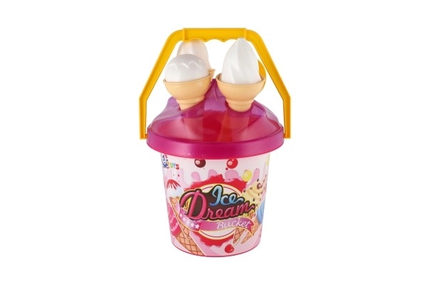 Sand Play Set with Bucket and Ice Cream Molds