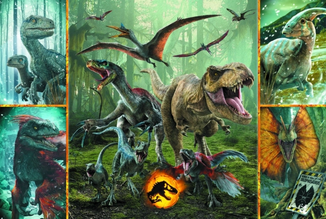 Trefl jigsaw puzzle jurassic world unusual dinosaurs 160 pieces