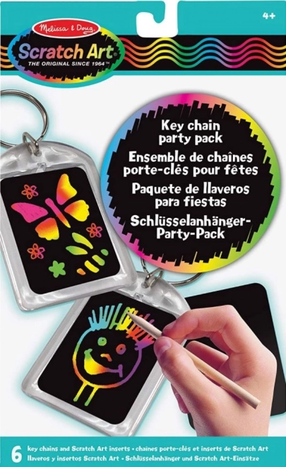 ScratchArt Keychain Engraving Set