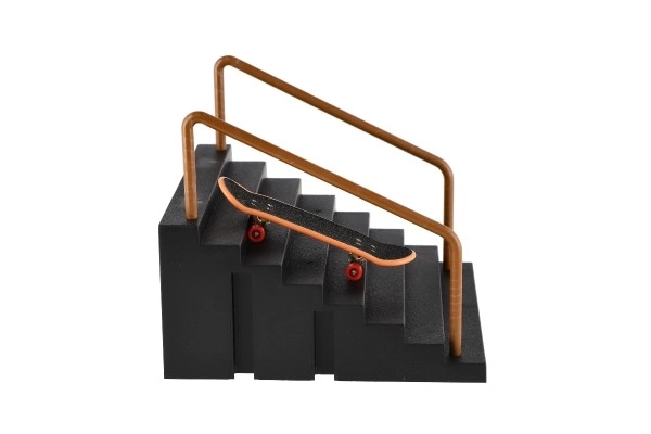 Finger Skateboard Set with Stairs and Rail