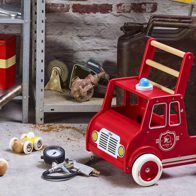 Vilac Wooden Fire Truck Walker