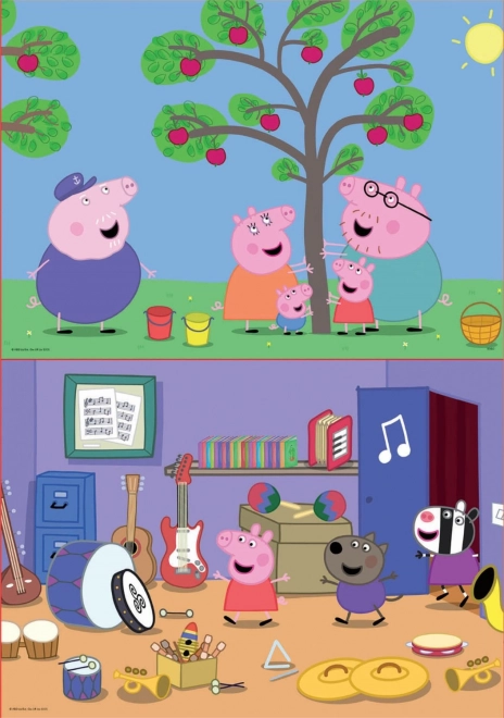 Peppa Pig Twin Puzzle Set 48 Pieces