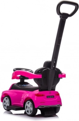 Trottinette avec bouton Mercedes-Benz 3en1 rose