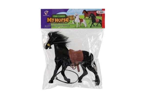 Toy Horse with Saddle and Halter