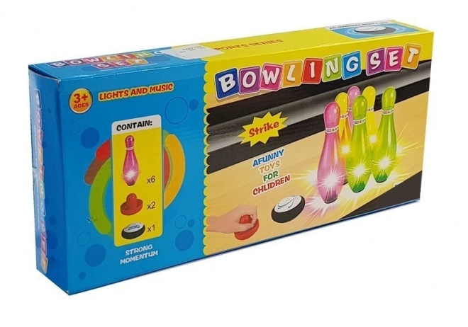 Colorful Bowling Set with Lights