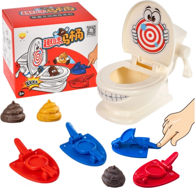 Skill Game Toilet Catapult with Pile