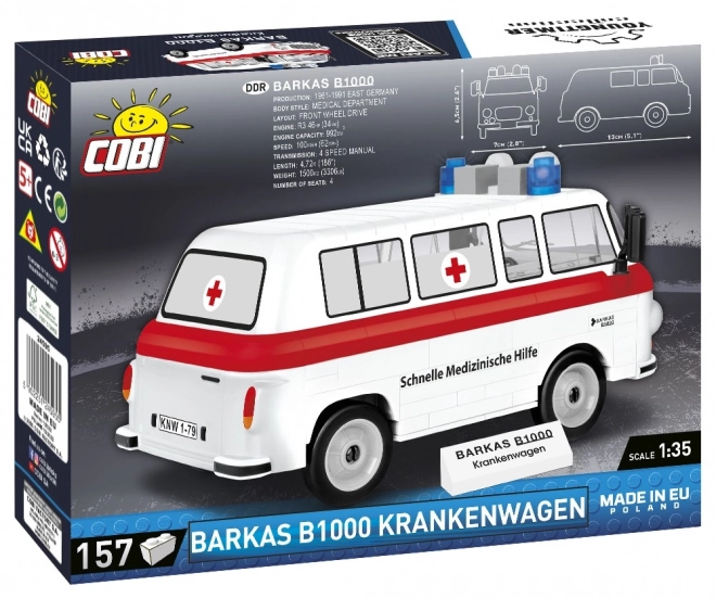 Konstruktivni komplet avtomobilčka Barkas B1000 SMH3