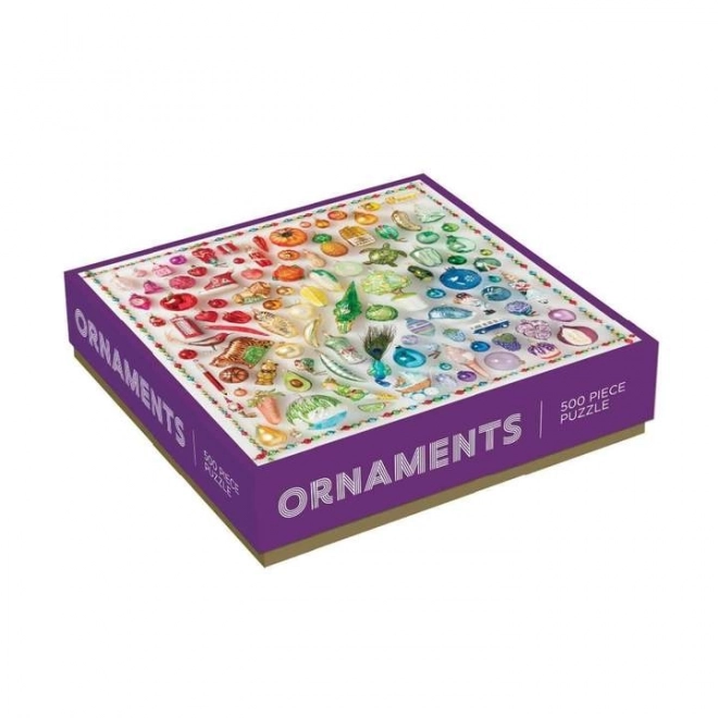 Rainbow Ornament Puzzle 500 Pieces