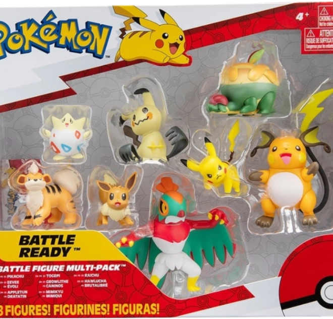 Set of 8 Pokémon Figures