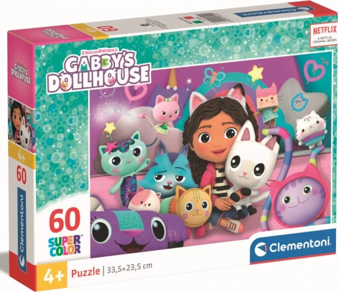 Clementoni Puzzle 60 Pieces - Gabby's Dollhouse