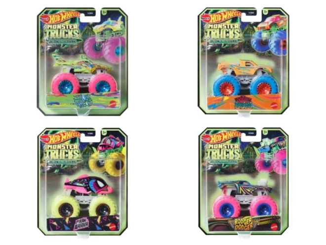 Hot Wheels Glow in the Dark Monster Trucks