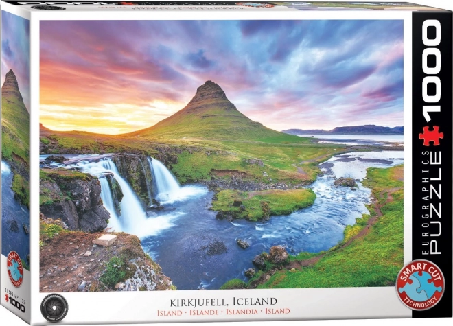 Eurographics jigsaw puzzle Kirkjufell waterfall Iceland 1000 pieces