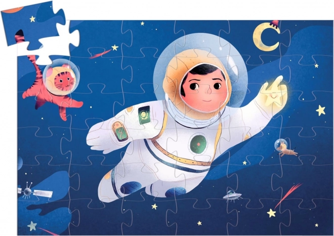 Puzzle Astronauta sulla Luna 36 pezzi