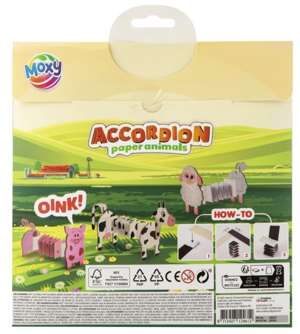 Folding Accordion Paper Animals Home/Jungle