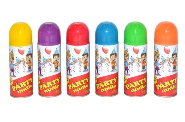 Party Spray Noodles 17cm 250ml 5 Colors