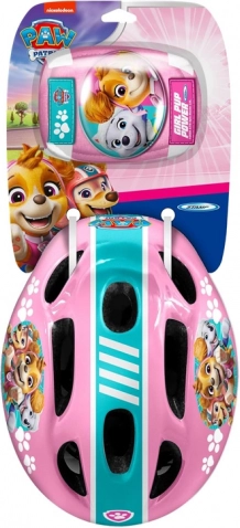 Children's Protective Set With Cap and Pads Paw Patrol Pink