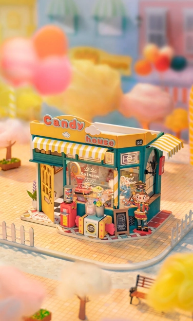 Rolife Rainbow Candy House 3D Miniature Puzzle