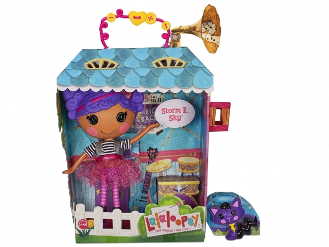 Lalaloopsy Large Rock Doll Storm E. Sky with Pet