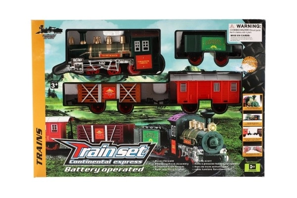 Battery Operated Train Set with Sound and Lights