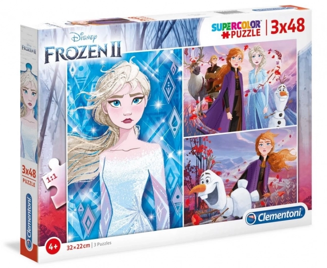 Frozen 2 Puzzle Set - 3x48 Pieces