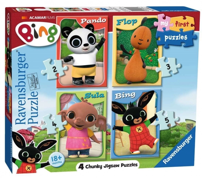 Ravensburger My First Puzzle Bing: Friends 4-in-1