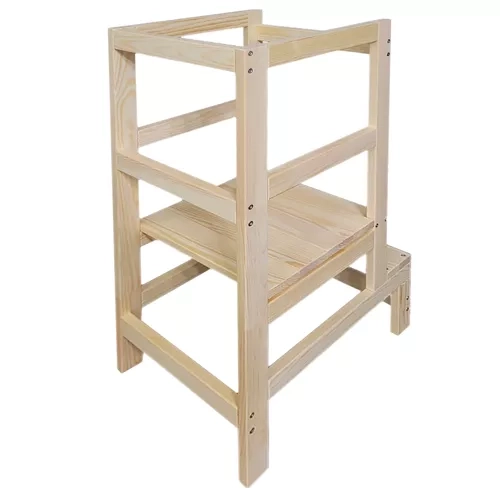 Wooden Kitchen Helper Step Stool for Kids